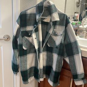 Flannel jacket “shacket”